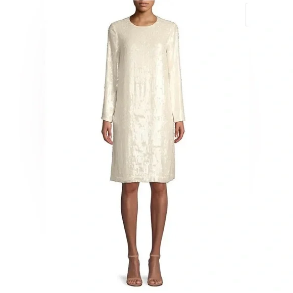 🆕 LAFAYETTE 148 NEW YORKBonnie Iridescent Sequin Shift Dress